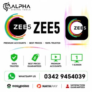 Zee5 with VPN 1 Month Single Screen
