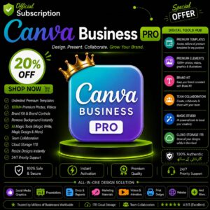 Buy Canva Business 1 Year Subscription | Canva Pro Business Plan