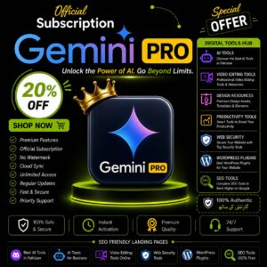 Google Gemini Pro 1 Year Subscription | 18 Month Price