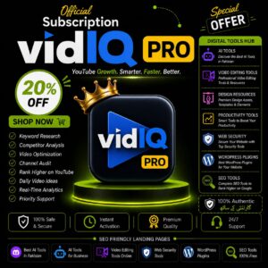 Official VidIQ Subscription in Pakistan | VidIQ Boost Upgrade